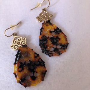 Leopard earrings
